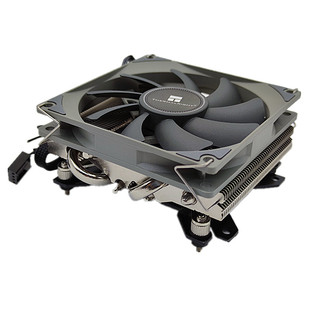 利民AXP90-X36薄款1U铜底CPU散热器36MM高4热管1700电脑ITX风扇