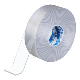 万次纳米双面胶带超强力固定墙面专用胶贴防水耐高温相框路由器挂墙免钉魔力吸附加宽厚透明撕下不留痕双面胶