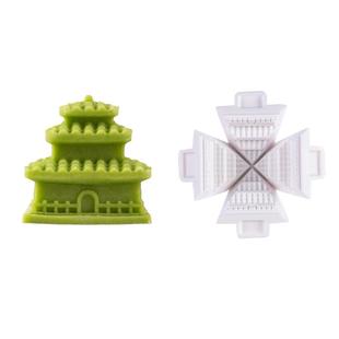 钟楼国风文创月饼模具全立体磨具糕点绿豆糕国潮古风50克25年新款