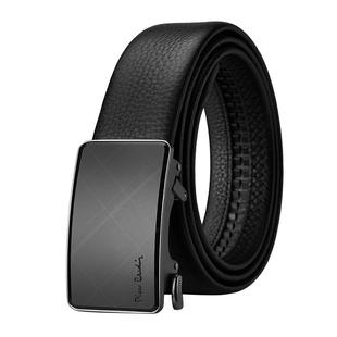 皮尔卡丹皮带真皮男士内扣式腰带纯牛皮高档正品商务自动扣裤腰带