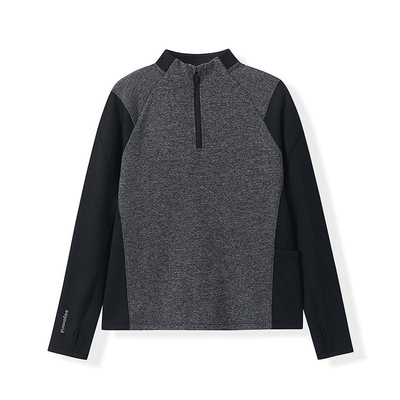 EAYA KIDS儿童长袖【轻氧衣】中大童春秋立领半拉链运动套头上衣