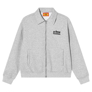 AFGK25FW 420G 重磅空气层翻领夹克外套春秋男女美式休闲开衫上衣