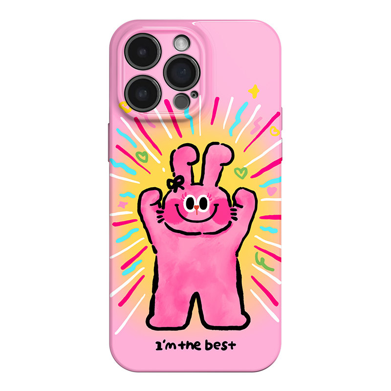 我很好适用苹果17promax新款iphone16小米15华为mate80小众pura70创意vivos30可爱风opporeno14荣耀500手机壳