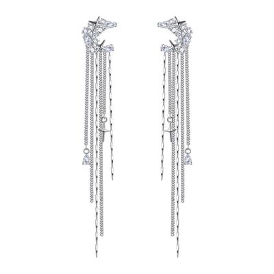 CCOO轻奢流苏耳夹无耳洞耳饰