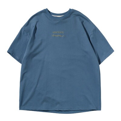 宽松设计百搭短袖圆领蒙马特先生