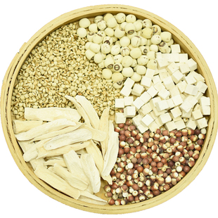 现磨熟铁棍怀山药薏米芡实莲子茯苓熟粉500g 郭老师五行粉脾胃散