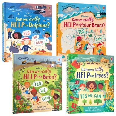 Usborne Can We Really Help Bees Dolphins Polar Bears Trees 尤斯伯恩 我们真的能帮助蜜蜂 海豚 北极熊 少儿科普 英文原版图书