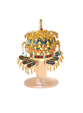 明十三陵博物馆凤冠小夜灯摆件