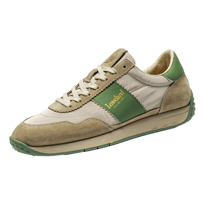 复古拼接运动鞋真皮透气休闲鞋