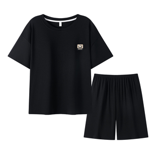 【凉感型】睡衣男士夏季莫代尔薄款短袖冰丝夏天家居服加大码套装