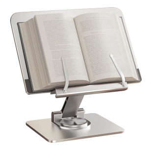 阅读架读书放书支架全金属多功能床上成人看书神器桌面书立可调节升降落地绘本阅读书架书夹固定书本架支撑架