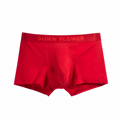 大红色新年结婚男士枪弹平角裤