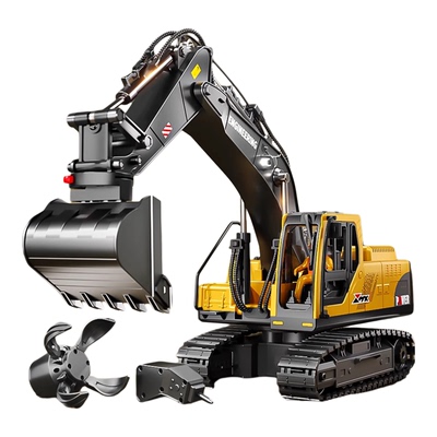 新款儿童遥控挖掘机仿真电动