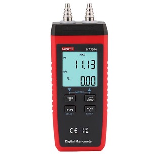 优利德UT366A数字差压计管道压力检测仪高精度压差表实验室微压表