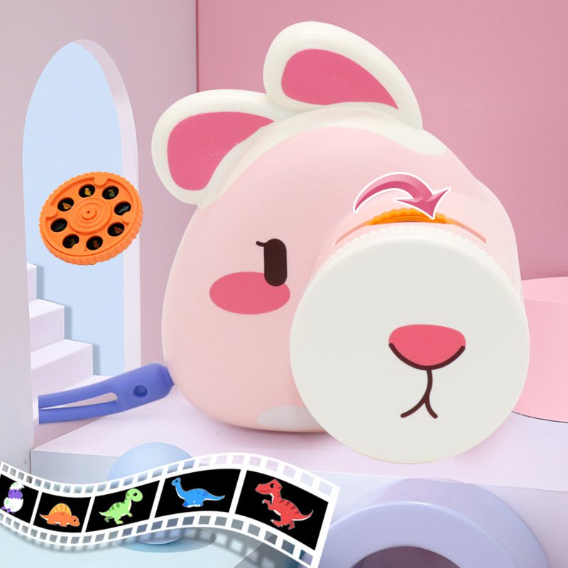 儿童卡通多功能早教投影仪相机睡亲子玩具发光互动宝宝投影礼品前