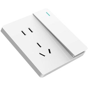 国际电工86型五孔带开关插座面板暗装家用usb空调16A三孔电源插座