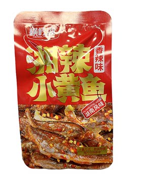 零食好忙横岭湖湘辣小黄鱼香辣味湖南风味办公室休闲解馋即食鱼干