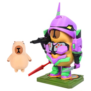 EVA初号机卡皮巴拉矮达手办模型磁吸玩具男孩子公仔摆件生日礼物