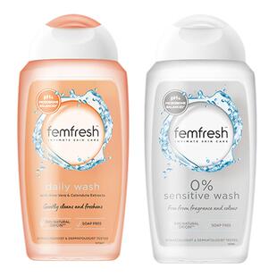 【烈儿宝贝直播间】femfresh芳芯女性私处洗护液50ml*2便携装