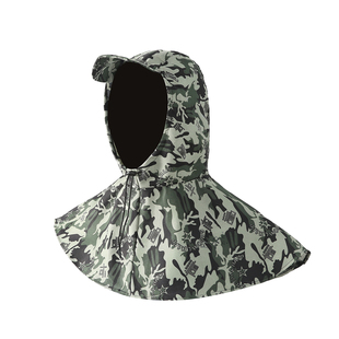 薄款防尘男女松紧套头工作劳保防防尘帽子打磨防护帽工人披肩帽子