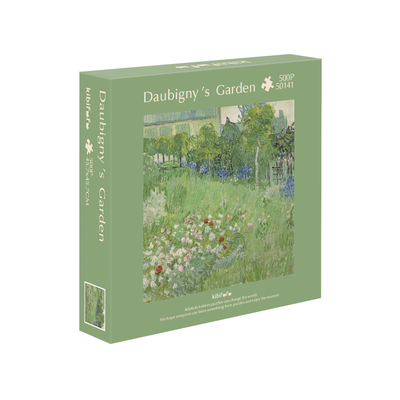 Kibifufu500片拼图梵高治愈高级感装饰画丝绒杜比尼花园