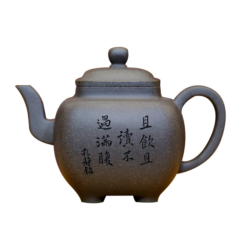 宜兴紫砂壶张义制陶天青泥无酸洗