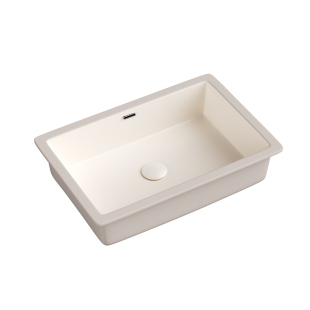 eoco大容量平底方形台下盆陶瓷嵌入洗手盆单盆卫生间台下盆Tx01