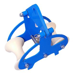 左右双轮放线滑轮车前后滑轮电缆放线滑车电缆钢轮2轮转角轮