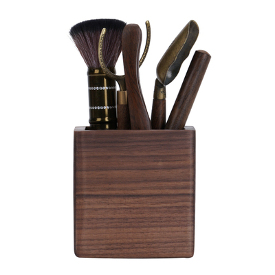 榜盛胡桃木茶道六君子泡茶工具