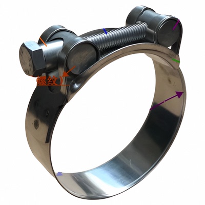 TJBC不锈钢本色强力喉箍