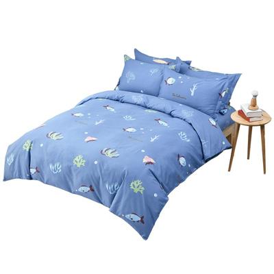 100%纯棉被套单件双人单人