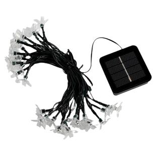 太阳能LED樱花灯串小彩带户外防水庭院别墅家用装饰彩灯七彩闪烁