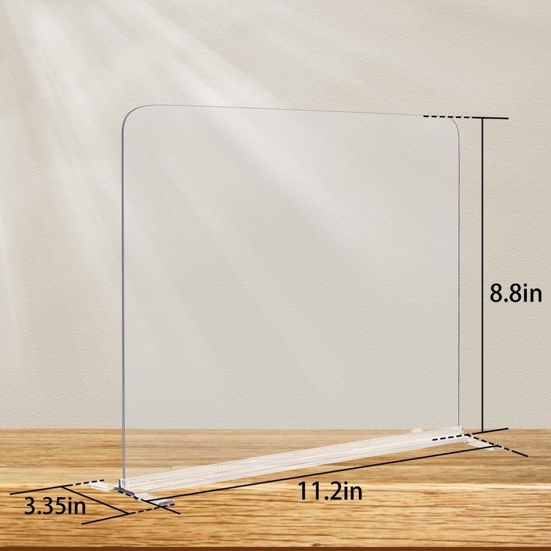 亚克力衣柜分割隔板橱柜鞋柜多功能超市挡板商场货架分隔板