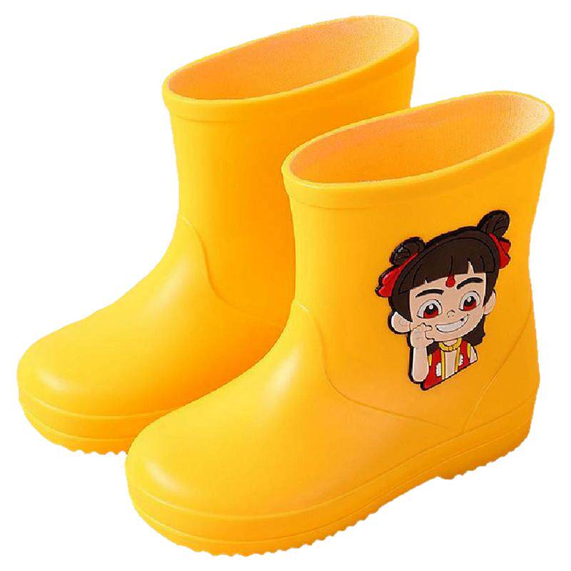 魔童哪吒儿童雨鞋男女宝宝防滑雨靴女童学生小童防水小孩幼儿水鞋