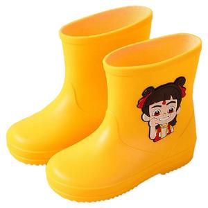 魔童哪吒儿童雨鞋男女宝宝防滑雨靴女童学生小童防水小孩幼儿水鞋