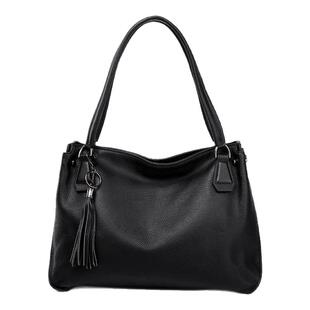 真皮托特包女士2026新款秋冬季休闲单肩包软皮手提两用大容量包包