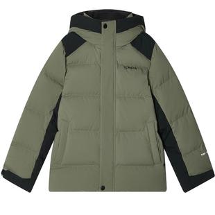 探路者儿童羽绒服三防加厚保暖男女童25新品冬季户外防寒羽绒外套