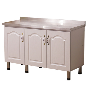 简易橱柜灶台柜整体厨房厨柜组装经济型简约家用不锈钢水槽柜碗柜