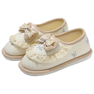 月子鞋冬季孕妇包跟产妇产后软底透气防滑防臭包跟保暖棉拖鞋春夏