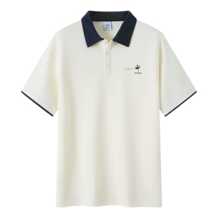 TEEK夏季Polo衫撞色速干翻领短袖T恤男 帆船带领商务保罗潮牌衣服