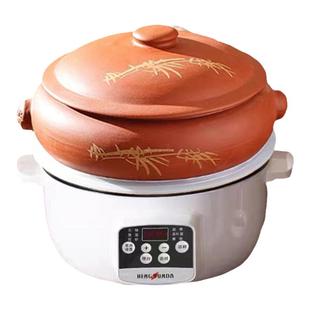 汽锅鸡电蒸锅云南汽锅蒸汽砂锅家用气锅套装陶瓷盗汗鸡锅蒸锅底锅