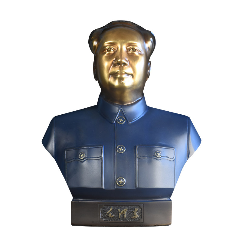 纯铜伟人毛泽东铜像摆件毛爷爷像