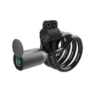 指纹锁山地车专用自行车配件防盗锁链子密码锁链条远程智能单车锁