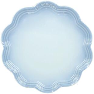 酷彩LE CREUSET法国创意花边碗盘碟马卡龙色系送礼物形碟盘