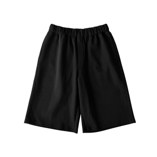 BOHRHOO26SS「空气棉+柔滑垂坠」宽松直筒百搭素色七分短裤男女夏