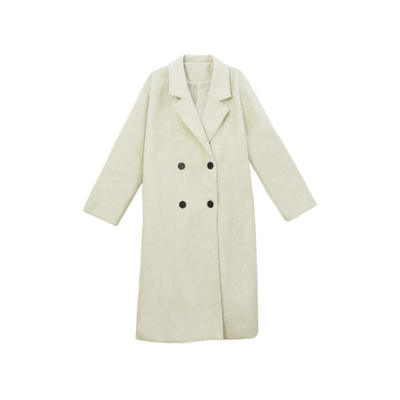 加棉加厚保暖韩系慵懒风毛呢大衣