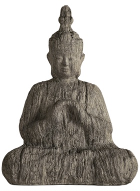 栗石侘寂风复古佛像雕塑摆件