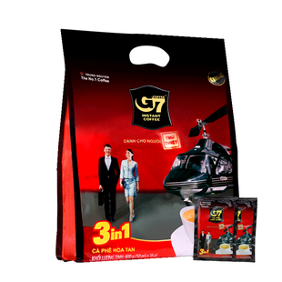 包邮正品越南中原g7咖啡 三合一速溶咖啡16克50包 800g