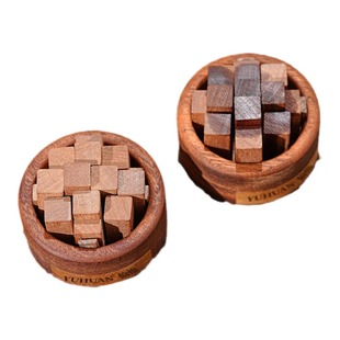 车载小柴堆精油扩香木摆件火香薰卧室房间室内胡桃木随身扩香器具