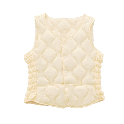 秋冬加绒加厚大码羽绒棉背心